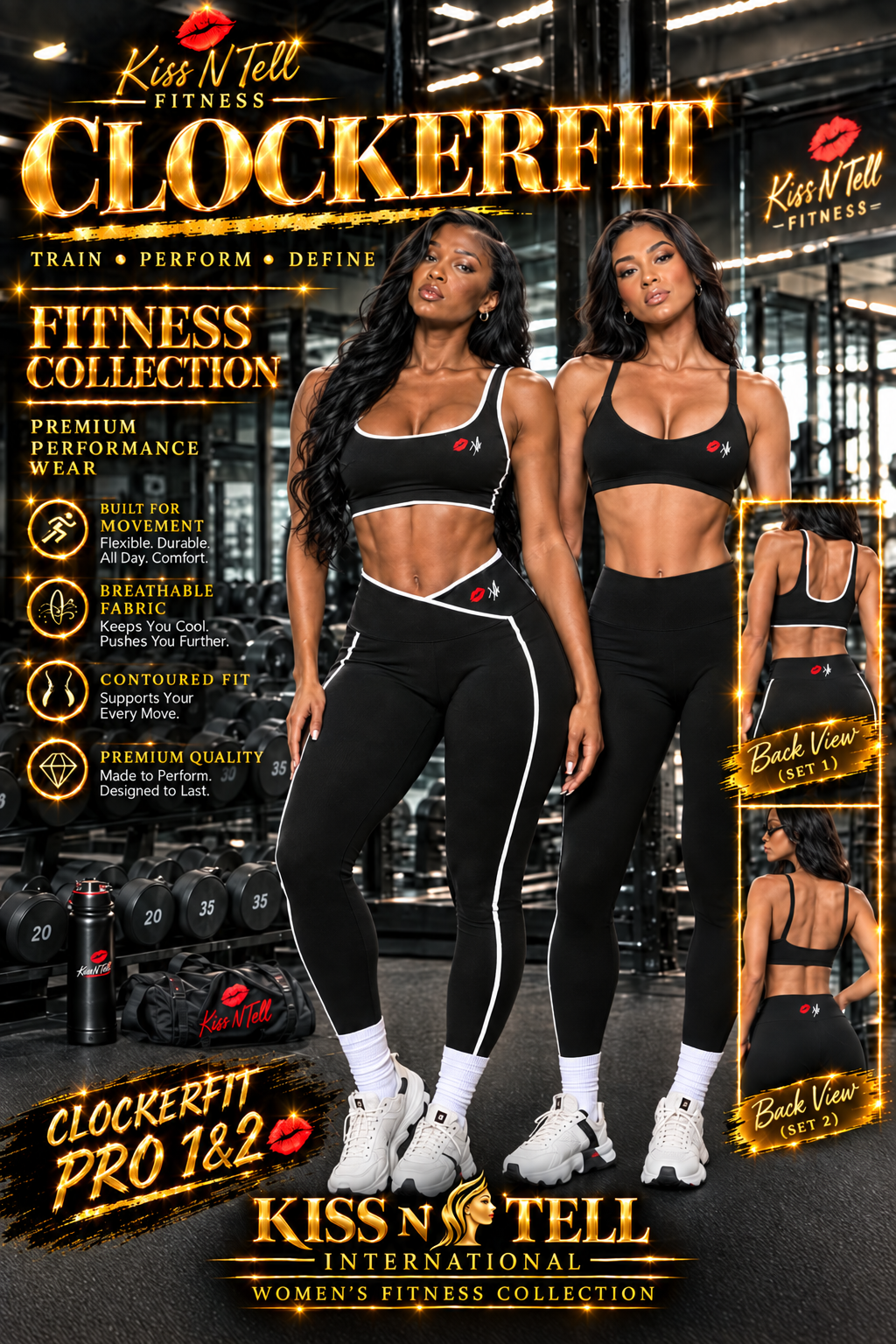 Clockerfit Pro (Leggings & Sports bra)