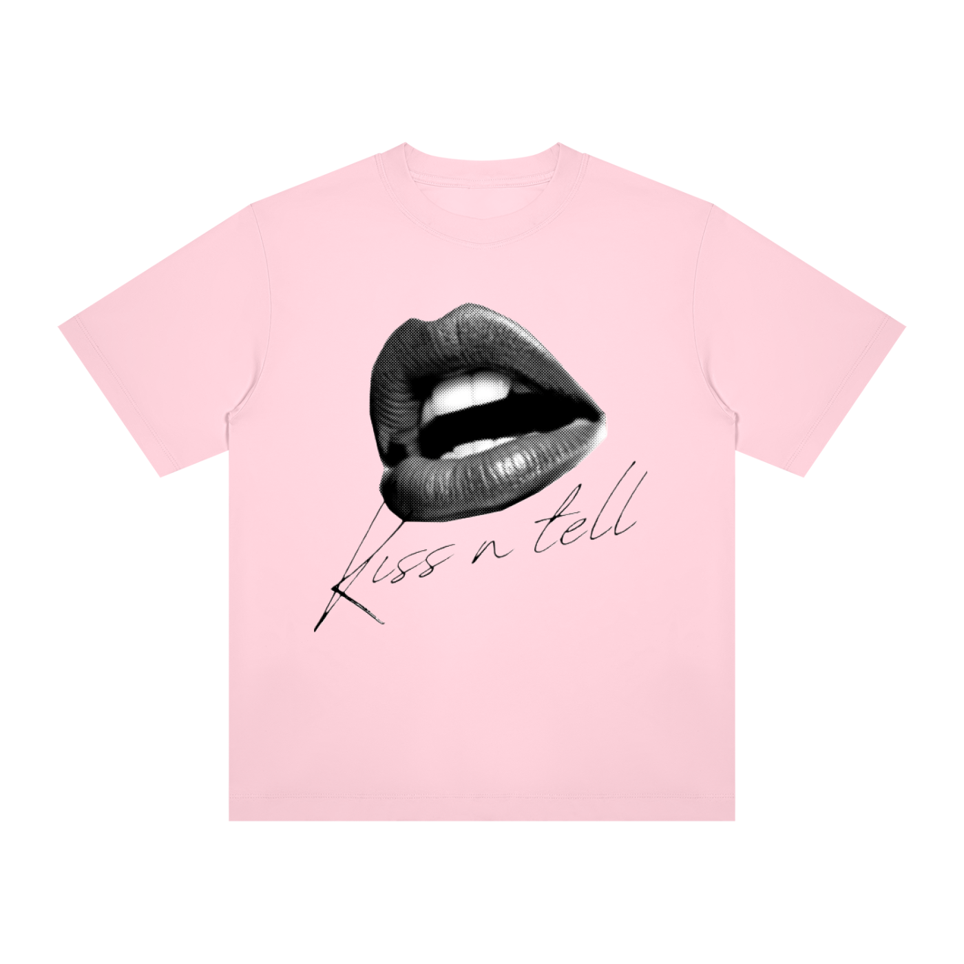 Kiss N Tell Crewneck T-Shirt